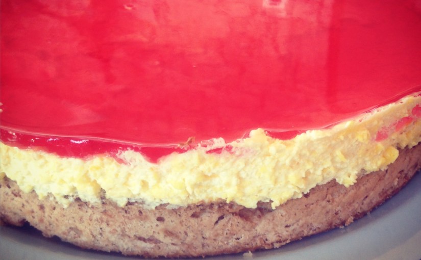 Fromasj kake med&nbsp;gele-topping