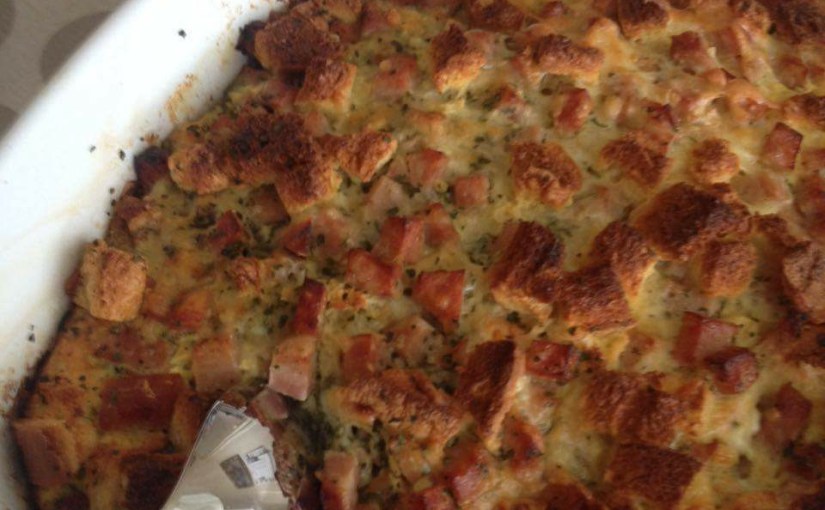 Ovnsrett med skinke og&nbsp;egg