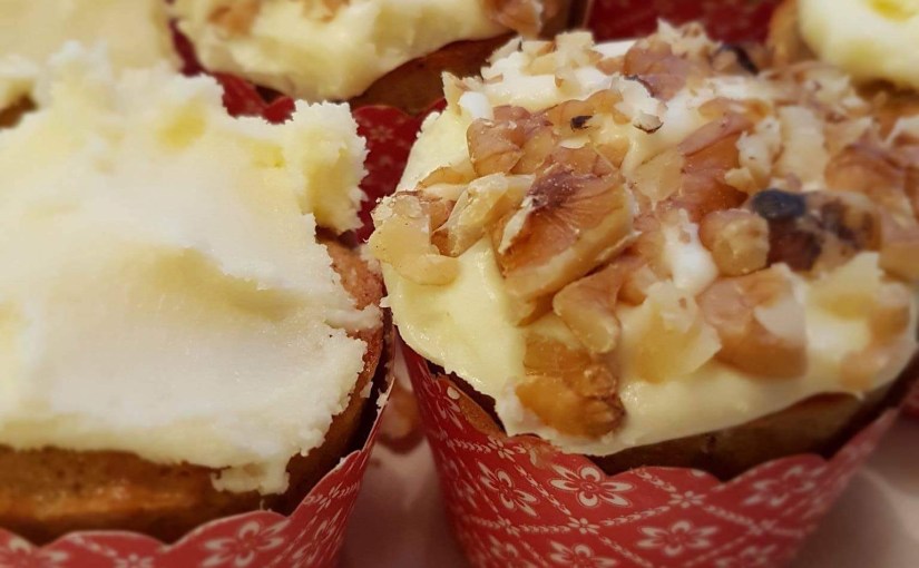 Gulrot og eple&nbsp;muffins