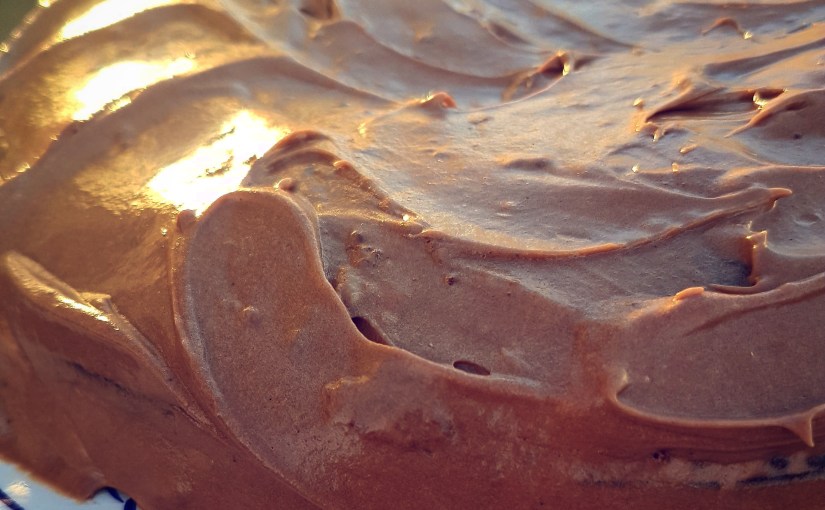 Sjokoladekake i fra&nbsp;gamledager.